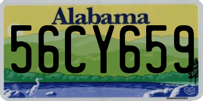 AL license plate 56CY659