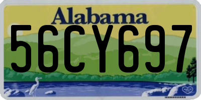 AL license plate 56CY697