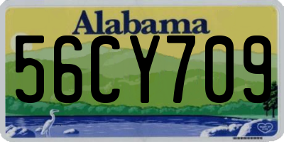 AL license plate 56CY709