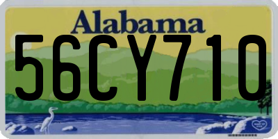 AL license plate 56CY710
