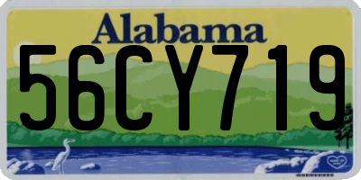 AL license plate 56CY719
