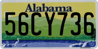 AL license plate 56CY736