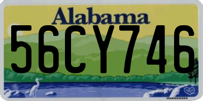 AL license plate 56CY746