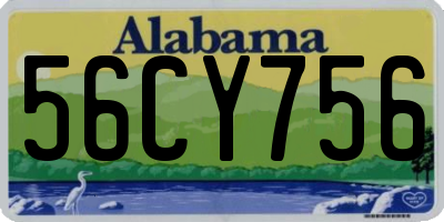 AL license plate 56CY756