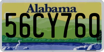 AL license plate 56CY760