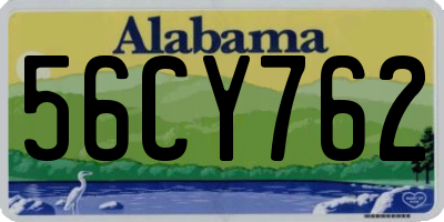 AL license plate 56CY762