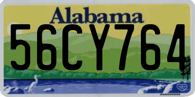AL license plate 56CY764