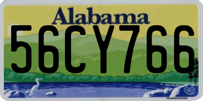 AL license plate 56CY766