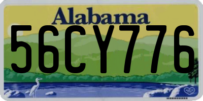 AL license plate 56CY776