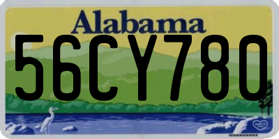AL license plate 56CY780