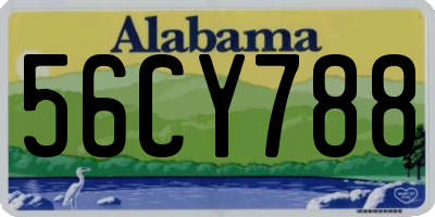 AL license plate 56CY788