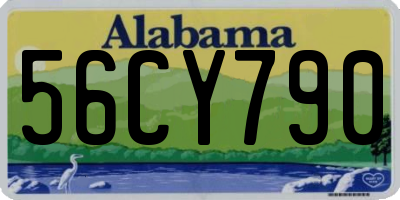 AL license plate 56CY790