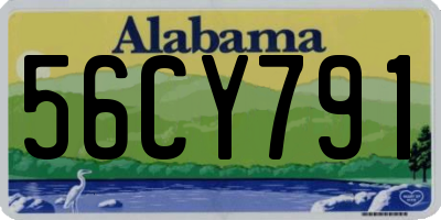 AL license plate 56CY791