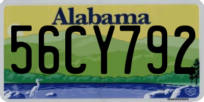 AL license plate 56CY792