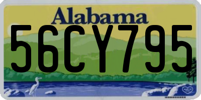 AL license plate 56CY795