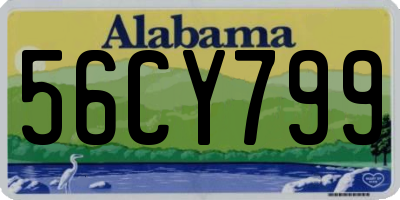 AL license plate 56CY799