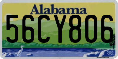 AL license plate 56CY806