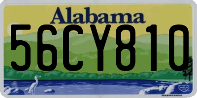 AL license plate 56CY810