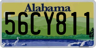 AL license plate 56CY811