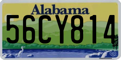 AL license plate 56CY814