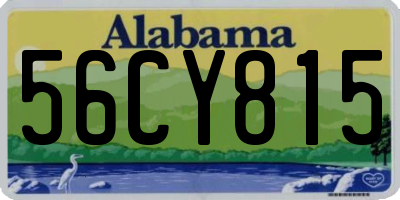 AL license plate 56CY815