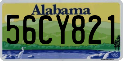 AL license plate 56CY821
