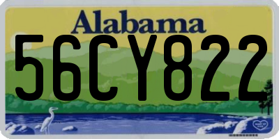 AL license plate 56CY822