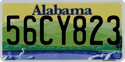 AL license plate 56CY823