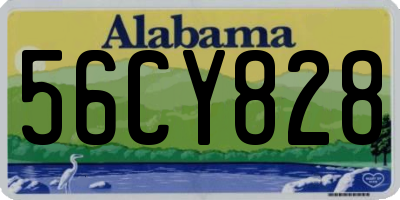 AL license plate 56CY828