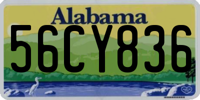 AL license plate 56CY836