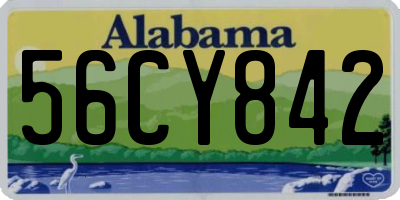 AL license plate 56CY842
