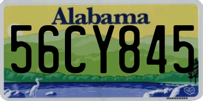 AL license plate 56CY845