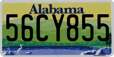 AL license plate 56CY855