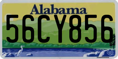 AL license plate 56CY856