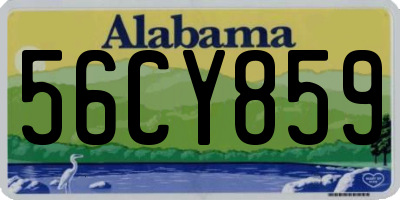 AL license plate 56CY859