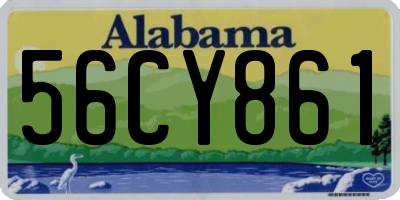 AL license plate 56CY861
