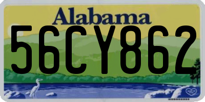 AL license plate 56CY862