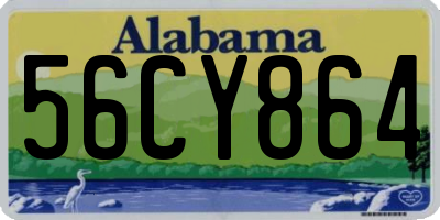 AL license plate 56CY864