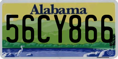 AL license plate 56CY866