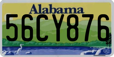 AL license plate 56CY876