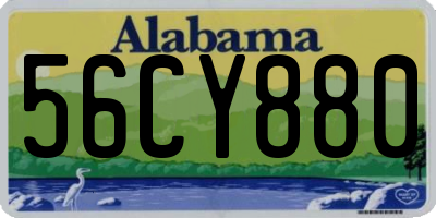AL license plate 56CY880