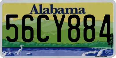 AL license plate 56CY884