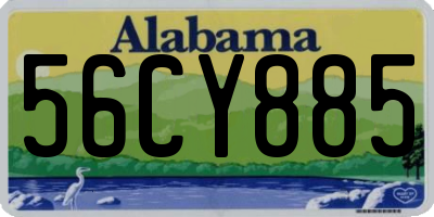 AL license plate 56CY885