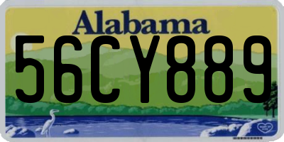 AL license plate 56CY889