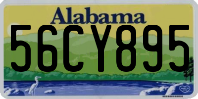 AL license plate 56CY895