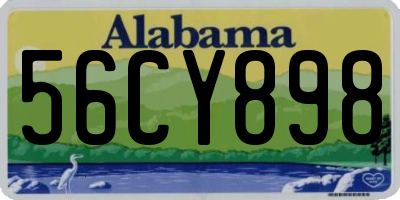 AL license plate 56CY898
