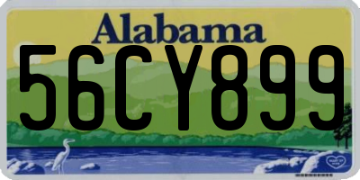AL license plate 56CY899