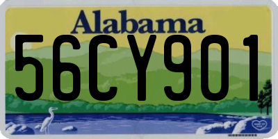 AL license plate 56CY901