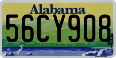 AL license plate 56CY908