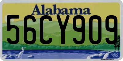 AL license plate 56CY909